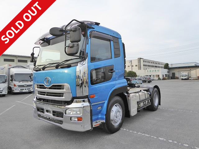 2007 Nissan UD Quon Tractor head 5th wheel load 11.5t 450 horsepower Rear air suspension Retarder Bumper plating