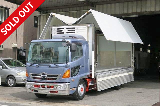 2006 Hino Ranger, medium-sized refrigerated wing, made by Ryohin Heavy Industries, -30 degrees, front bumper chrome finish, Keystone, 240 horsepower