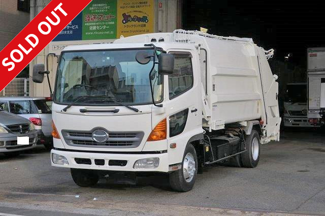 2006 Hino Ranger Medium-sized packer truck, made by Shinmaywa, press type, capacity 8.6m3, with ETC