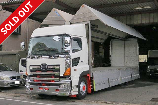 2007 Hino Profia, large freezer wing, high floor, two rear axles, Thermo King -29 degrees, standby, rear air suspension, high roof