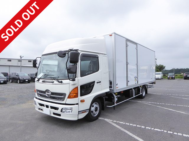 2017 Hino Ranger Medium-sized refrigerated van 6200 wide storage PG high roof [Thermo King, -25 degree setting] 240 horsepower 