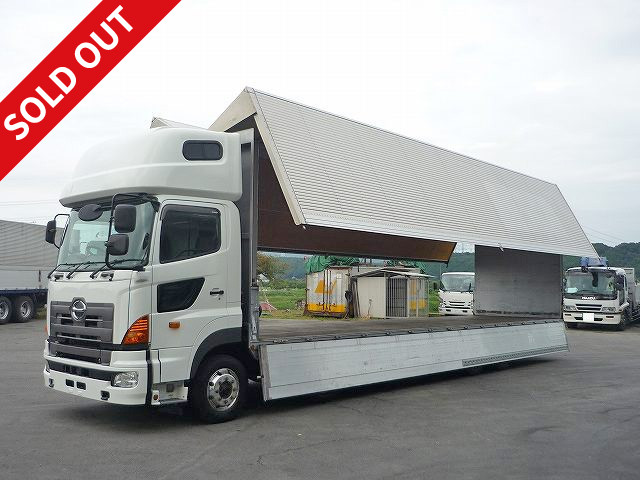 2011 Hino Profia low-floor 4-axle large aluminum wing super high roof body length 10m rear wheel air suspension preliminary inspection included!