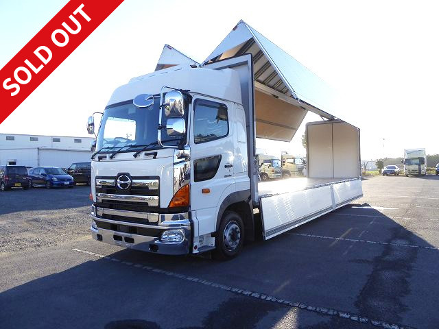 2016 Hino Profia Aluminum wing 4-axle low floor High roof Rear air suspension with backup camera