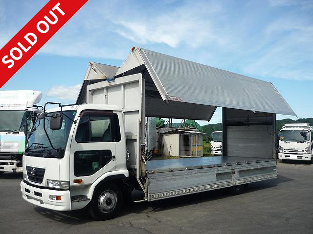 2004 Nissan UD Condor Medium Aluminum Wing 6200 Semi-wide Combination Gate with Rear View Camera and ETC