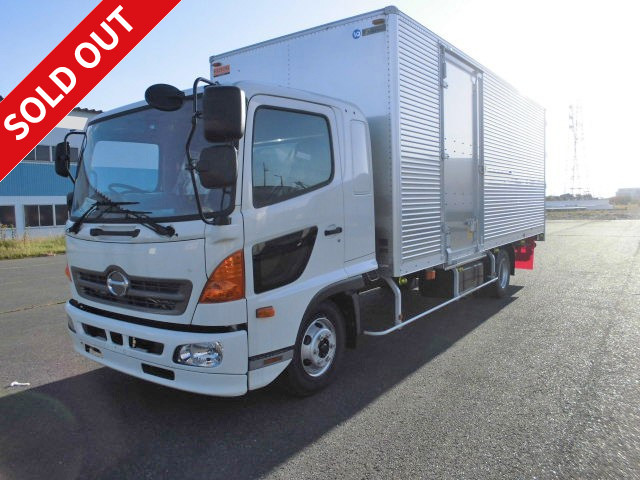 2017 Hino Ranger Medium Aluminum Van 6200 Wide Cold Weather Specification/Heated Mirrors, Side Doors 