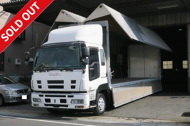 2010 Isuzu Giga Large aluminum wing 4-axle low floor Rear wheel air suspension Jolder 4-row 380 horsepower Vehicle inspection valid until May 2018!