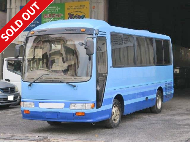 1999 Hino Liesse Microbus Super Touring, capacity 29 people, sightseeing/shuttle bus, vehicle inspection valid until March 2018, approx. 570,000km on the clock!