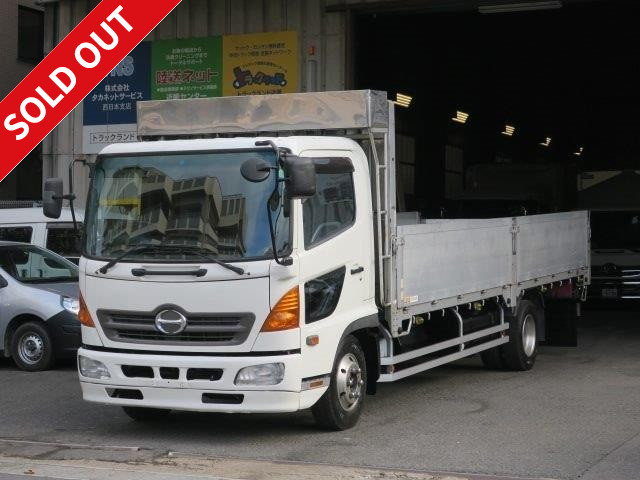 2006 Hino Ranger, medium-sized flatbed body, aluminum block, 5-way opening, 6200 standard, aluminum wheels, ETC included