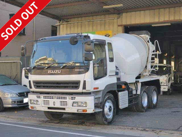 2006 Isuzu Giga large concrete mixer truck, Kayaba, drum capacity 8.9m3, approximately 70,000km, vehicle inspection valid until October 2018!