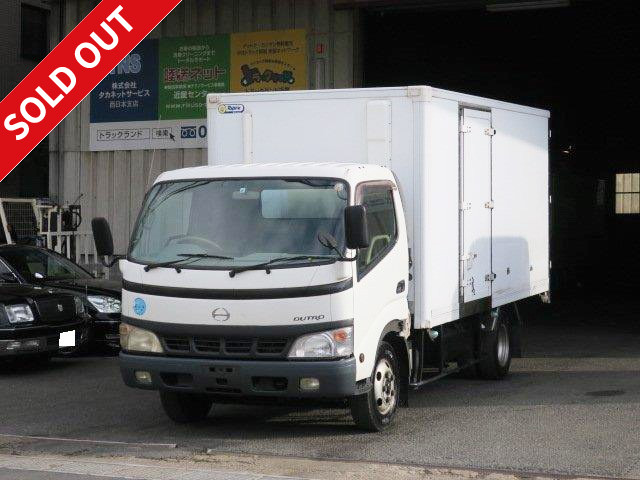 2003 Hino Dutro small refrigerated van, high floor, wide and long, 2t capacity, Topre, -30 degree setting, standby function, keystone, left side door 