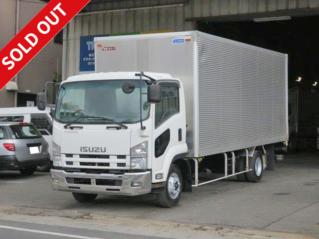 2008 Isuzu Forward Medium-sized Aluminum Van 6200 Standard with Combination Gate, approx. 582,000km 