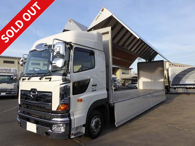 2016 Hino Profia Large aluminum wing High roof Low floor 4 axle Rear wheel air suspension Maintenance inspection record book included! Vehicle inspection valid until December 2018!