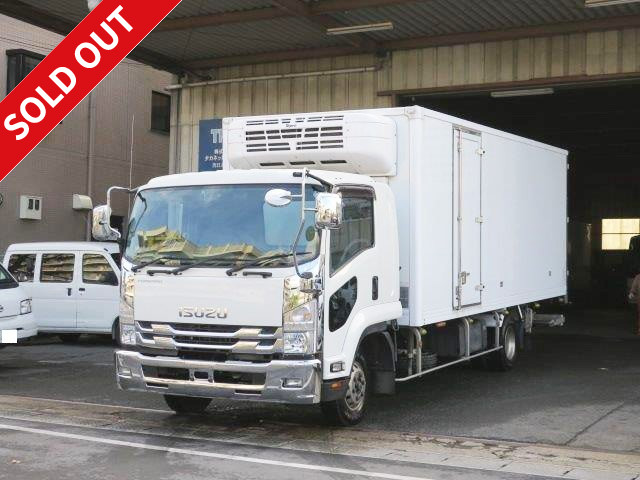 2016 Isuzu Forward Medium-sized refrigerated van 6200 wide with storage PG, 2-layer, Topure -30 degree, side door [Maintenance inspection record book included]