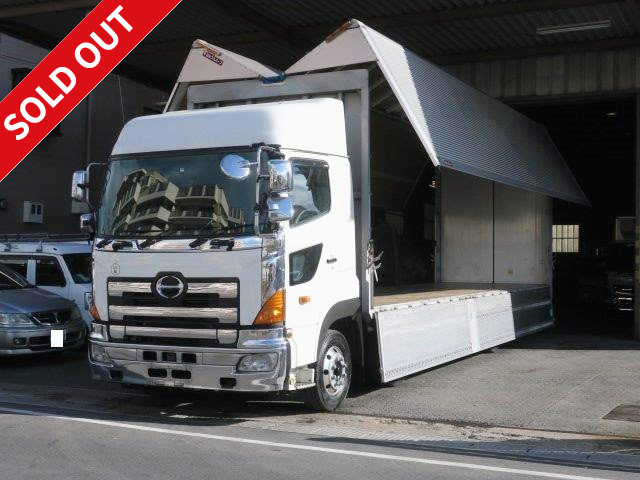 2012 Hino Profia Large aluminum wing 4-axle low floor Rear air suspension With retarder High roof Vehicle inspection valid until June 2018!