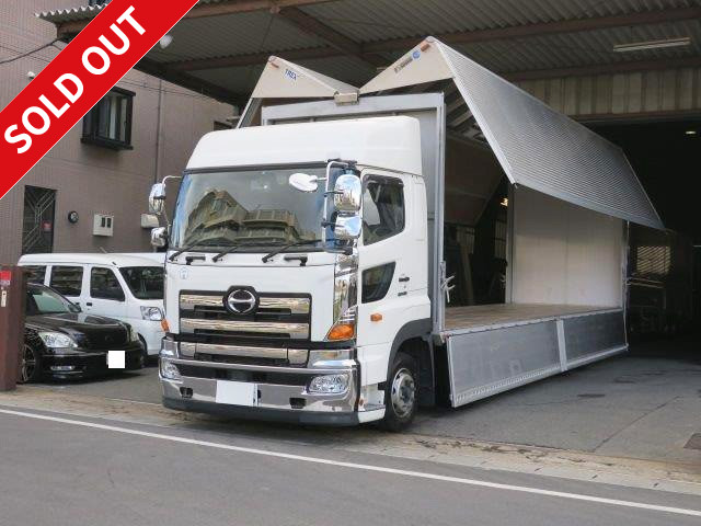 2017 Hino Profia Large aluminum wing 4-axle low floor High roof Rear air suspension Back-eye camera and ETC included