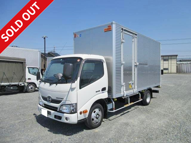 2018 Hino Dutro small aluminum van, low floor, standard long, total weight less than 5t, semi-medium size (compatible with old regular driver's license)