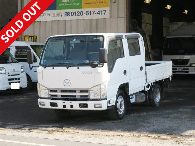 2009 Mazda Titan, compact 1.5t flatbed, 6-seater double cab, wide low, with ETC