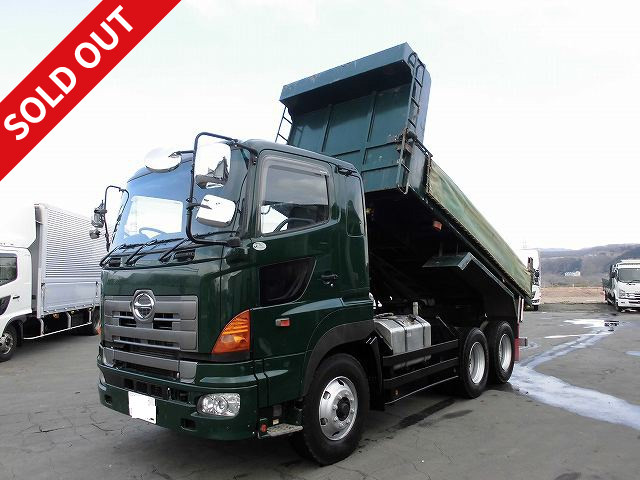 2008 Hino Profia large dump truck 5100 body one-way opening with electric cobo lane, vehicle inspection valid until February 2019!