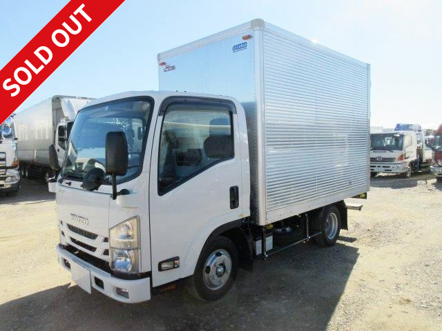 2018 Isuzu Elf small aluminum van, standard 10-foot short, fully low floor, ETC and rear-view camera included, 2-ton load capacity, 5-ton limited medium-sized license available!