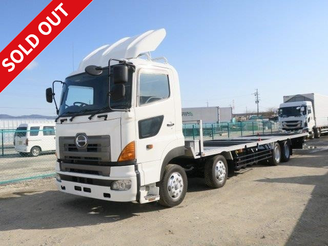 2007 model Hino Profia low-floor 4-axle container vehicle with 2 differentials, rear air suspension, ETC and approx. 410,000km on the clock!