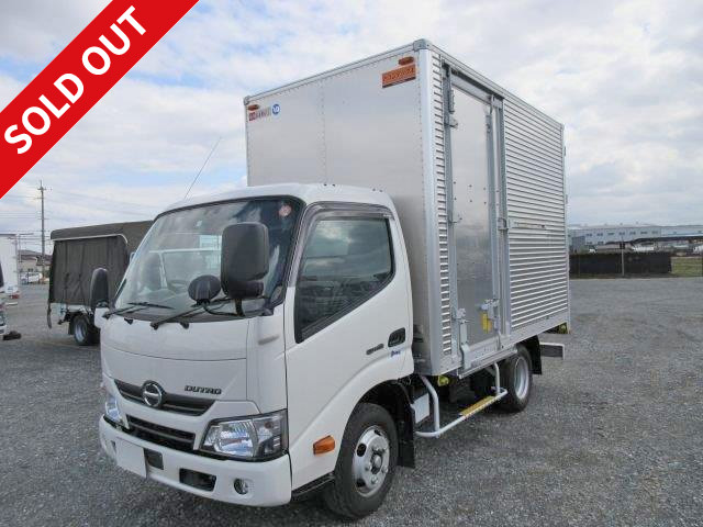 2018 Hino Dutro small aluminum van, standard 10-foot short, full low floor, total weight less than 5t, semi-medium-sized (compatible with old regular driver's license)