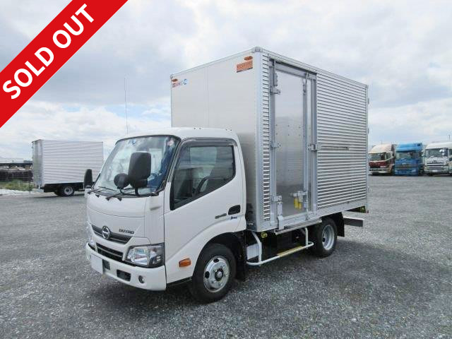 [For rental only] 2018 model Hino Dutro small aluminum van, standard 10 shaku short, full low floor, total weight less than 5t, semi-medium size (compatible with old regular driver's license)