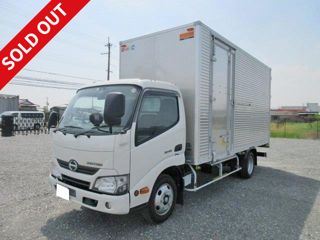 2018 Hino Dutro small aluminum van, low floor, standard long, total weight less than 5t, semi-medium size (compatible with old regular driver's license)