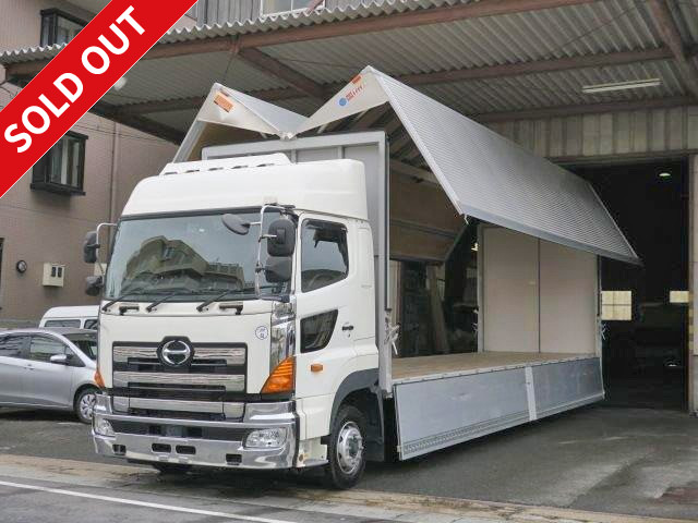 2017 Hino Profia Large aluminum wing High roof Low floor 4 axle Rear wheel air suspension 