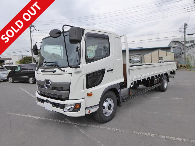 [New model] 2018 model Hino Ranger, medium-sized wooden flat body, 6200 standard body, with ETC 