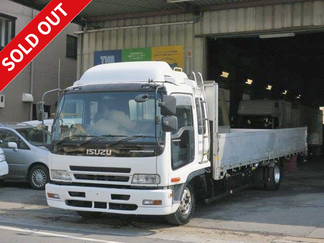 2006 Isuzu Forward medium-sized flatbed aluminum block 7200 wide rear air suspension with retarder 260 horsepower