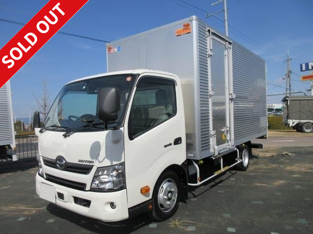 [Lease de Immediate Delivery Special Vehicle] 2018 Model Hino Dutro Small Aluminum Van Wide Long Fully Low Floor 2 Ton Loading Capacity with Side Door Now Available for Rental!