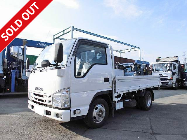 2017 Isuzu Elf 2-ton standard short flatbed full flat low with maintenance inspection record book