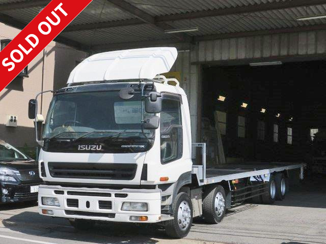 2007 model Isuzu Giga low-floor 4-axle container truck 31FT capacity rear air suspension approx. 259,000km