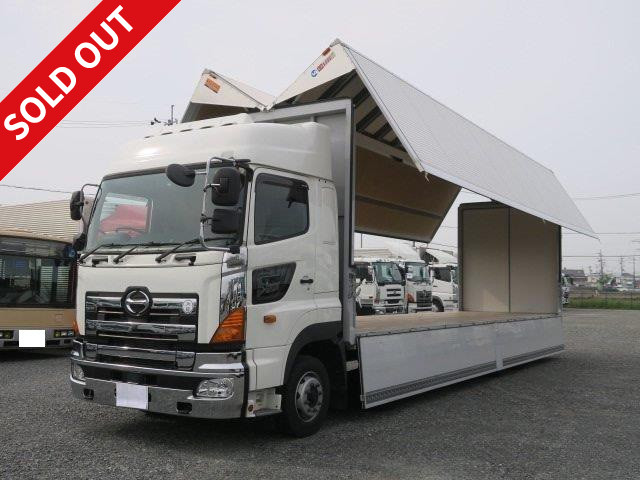 2017 Hino Profia Large aluminum wing 4-axle low floor High roof Rear air suspension Back-eye camera and ETC included