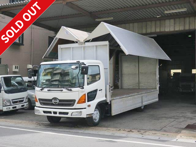 2004 Hino Ranger, medium-sized aluminum wing, 6200 wide, actual mileage 201,000 km! Bedless