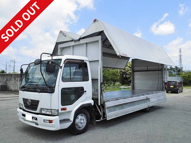 2004 UD Trucks Condor Medium-sized Aluminum Wing with Combination Gate 6200 Body Bedless