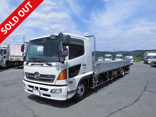 2011 Hino Ranger Medium-sized flatbed aluminum block (8500) 3-way opening Cold weather specification with heated mirrors Rear wheel air suspension