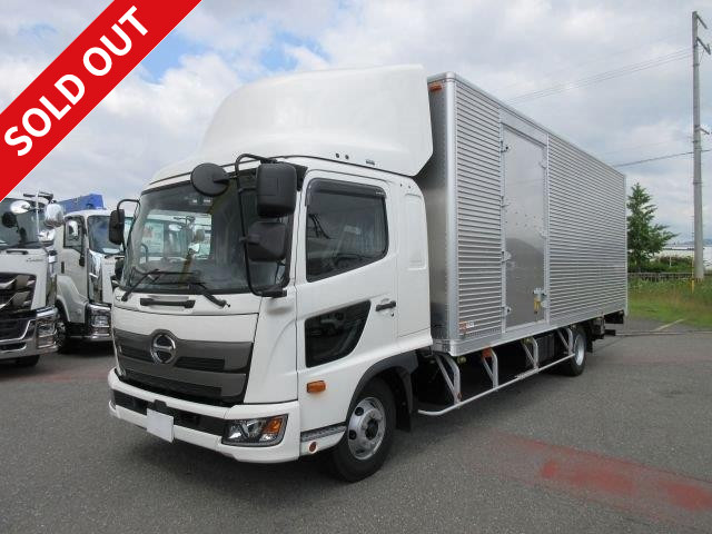 [For rental only] [New model] 2018 model Hino Ranger aluminum van 6700 wide combination gate 240 horsepower 