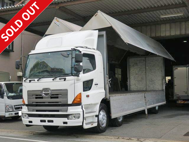 2006 Hino Profia Large size with front 2 axle aluminum wing, high floor and bed