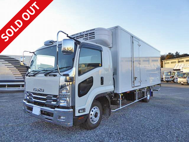 2018 model Isuzu Forward medium-sized refrigerated van 6200 wide with storage PG, Topre -30 degree setting, 240hp, aluminum wheels