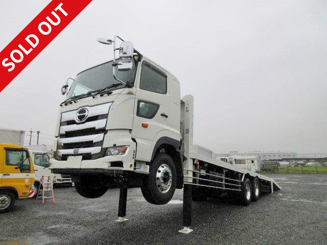 [New model] 2018 Hino Profia large self-loader with high floor, 2 differentials, Tadano high jack, winch, radio-controlled car, and stepping board