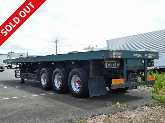 1996 Tokyu chopping board semi-trailer, 3 axles, maximum load 26.5 tons 