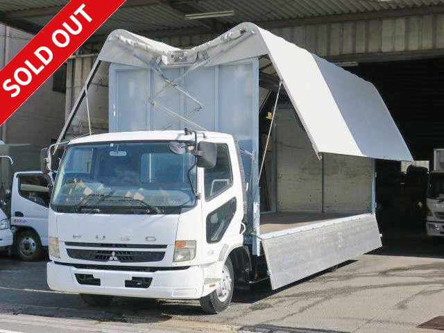 2007 Mitsubishi Fuso Fighter, medium-sized wing top, 7200 wide, bedless, actual mileage approx. 325,000 km