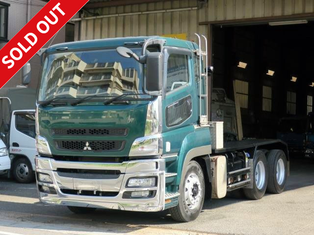 2011 Mitsubishi Fuso Super Great Tractor Head, 5th wheel load 16t, all-round relief, Inomat, 2 differentials, chrome bumper, 460 horsepower, actual mileage 241,000km