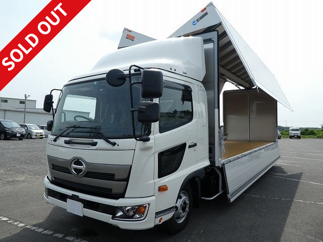 [Lease de Sugu Nori Exclusive] [New Model] 2018 Model Hino Ranger Medium-Sized Aluminum Wing 7200 Wide 240PS 