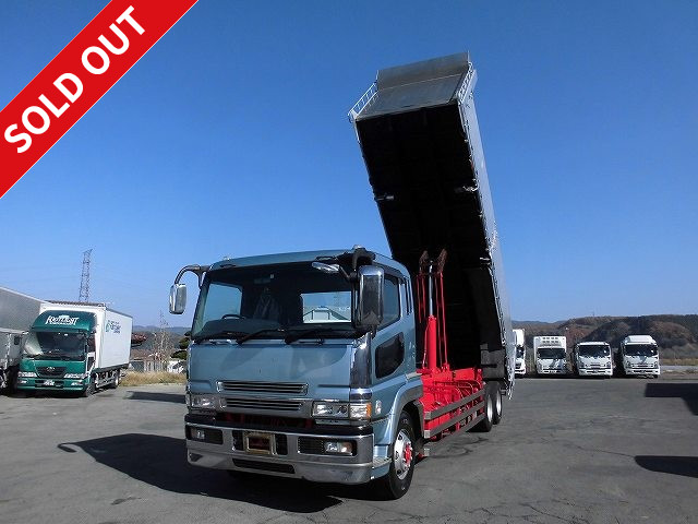 2004 Mitsubishi Fuso Super Great Large Deep Dump Truck, High Floor, ShinMaywa 5-way Opening, Loading Capacity 11.4t, No Soil/Sand Specification 