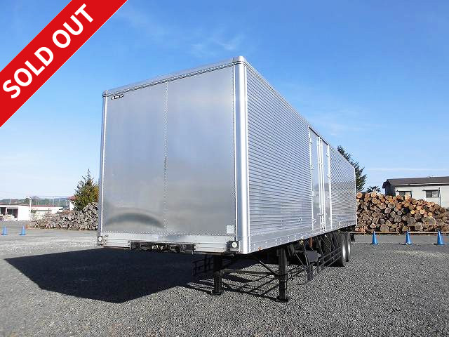 2006 Tokyu Aluminum Van Semi-Trailer, made by Pubco, high-floor 2-axle, ABS, side door, maximum load capacity 19.2 tons, rear wheel air suspension!