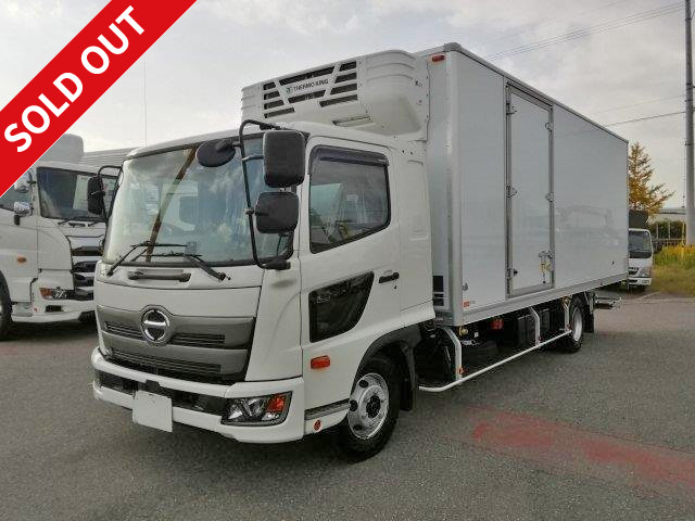 [Lease de Sugu Nori exclusive] [New model] 2018 model Hino Ranger medium-sized refrigerated van with storage PG, -25 degree setting, 6200 wide, 240 horsepower, rear wheel air suspension, jolder 4-row