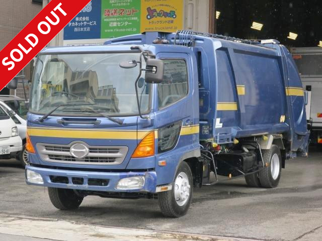 2007 Hino Ranger Medium-sized Compactor (Refuse Collector) Shinmaywa Press Type GPX 10.2m3 Bedless with Rear View Camera and ETC  