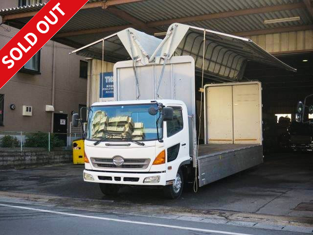 2006 Hino Ranger, medium-sized wing top, 7200 wide, actual mileage approx. 203,000 km, bedless